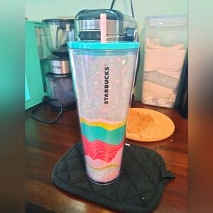 Starbucks Spring 2020 Limited Edition Pastel8 Wave Iridescent Venti Tumbler